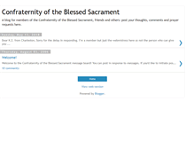 Tablet Screenshot of confraternity.blogspot.com