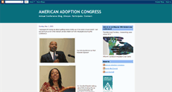 Desktop Screenshot of americanadoptioncongress.blogspot.com