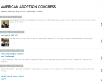Tablet Screenshot of americanadoptioncongress.blogspot.com