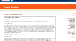 Desktop Screenshot of duckseason.blogspot.com
