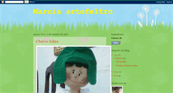 Desktop Screenshot of marciaartefeltro.blogspot.com