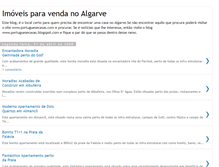 Tablet Screenshot of imoveisalgarve.blogspot.com