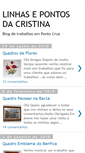 Mobile Screenshot of linhasepontosdacristina.blogspot.com