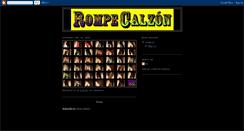 Desktop Screenshot of elrompecalzon.blogspot.com