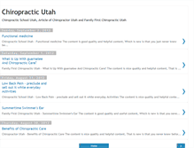 Tablet Screenshot of chiropracticutah.blogspot.com