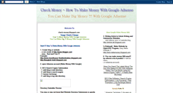 Desktop Screenshot of check-money.blogspot.com