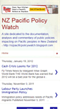 Mobile Screenshot of nzpacificpolicywatch.blogspot.com