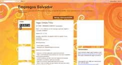 Desktop Screenshot of empregosssa.blogspot.com
