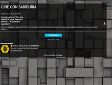 Tablet Screenshot of cineconsabiduria.blogspot.com