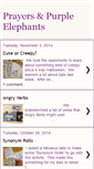 Mobile Screenshot of prayersandpurpleelephants.blogspot.com