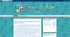 Desktop Screenshot of blog-espacodaarte.blogspot.com