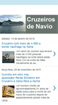 Mobile Screenshot of cruzeiro-navio.blogspot.com
