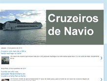 Tablet Screenshot of cruzeiro-navio.blogspot.com