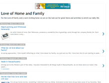 Tablet Screenshot of loveofhomeandfamily.blogspot.com