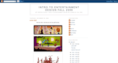 Desktop Screenshot of entdesign09.blogspot.com