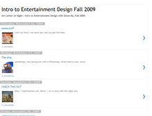 Tablet Screenshot of entdesign09.blogspot.com