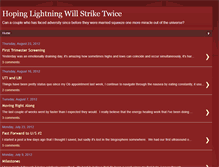 Tablet Screenshot of hopinglightningwillstriketwice.blogspot.com