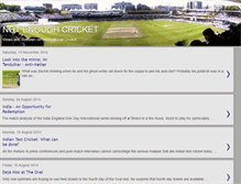 Tablet Screenshot of notenoughcricket.blogspot.com