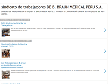 Tablet Screenshot of bbraunperu.blogspot.com