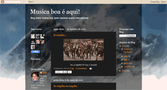 Desktop Screenshot of musicaboaaqui.blogspot.com