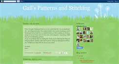 Desktop Screenshot of gailspatternsandstitching.blogspot.com