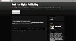 Desktop Screenshot of darkstardigitalpublishing.blogspot.com