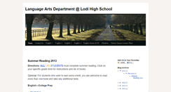 Desktop Screenshot of languageartslhs.blogspot.com