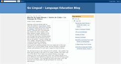 Desktop Screenshot of golingual.blogspot.com