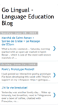 Mobile Screenshot of golingual.blogspot.com