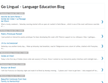 Tablet Screenshot of golingual.blogspot.com
