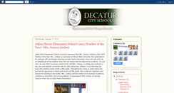 Desktop Screenshot of decaturcityschools.blogspot.com