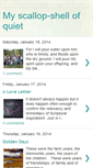 Mobile Screenshot of myscallop-shellofquiet.blogspot.com
