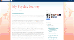 Desktop Screenshot of myjourneyasapsychic.blogspot.com