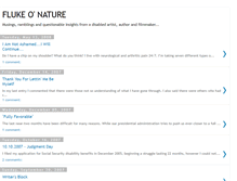 Tablet Screenshot of flukeonature.blogspot.com