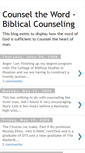 Mobile Screenshot of counseltheword.blogspot.com