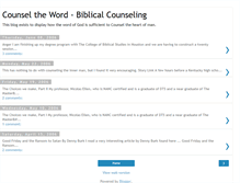 Tablet Screenshot of counseltheword.blogspot.com