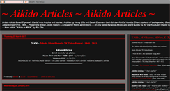 Desktop Screenshot of aikidoarticles.blogspot.com