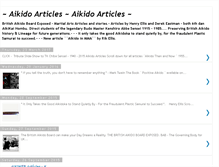 Tablet Screenshot of aikidoarticles.blogspot.com