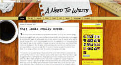 Desktop Screenshot of needstowrite.blogspot.com