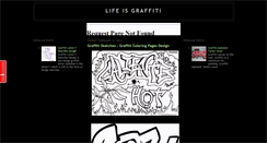 Desktop Screenshot of lifeisgraffiti.blogspot.com