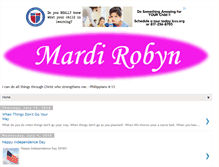 Tablet Screenshot of mardirobyn.blogspot.com