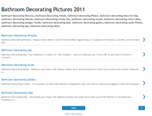 Tablet Screenshot of bathroomdecoratingpictures.blogspot.com