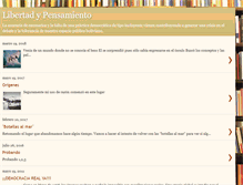 Tablet Screenshot of libertadypensamiento.blogspot.com
