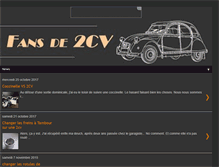 Tablet Screenshot of fans2cv.blogspot.com