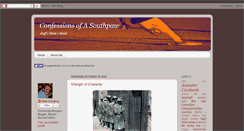 Desktop Screenshot of confessionsofasouthpaw.blogspot.com