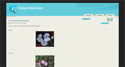 Desktop Screenshot of hierbasmedicinales123.blogspot.com