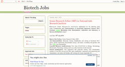 Desktop Screenshot of biotechnology2020.blogspot.com