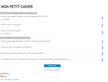 Tablet Screenshot of monpetitcahier-gmg.blogspot.com