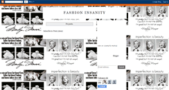 Desktop Screenshot of fashion-insanity.blogspot.com