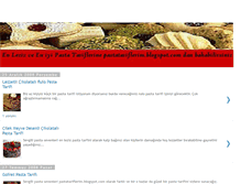 Tablet Screenshot of pastatariflerim.blogspot.com